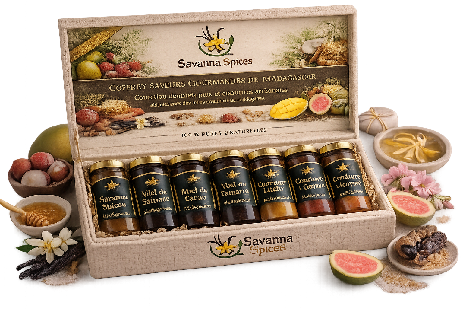 Coffret saveurs exotique de Madagascar